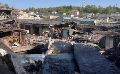 Гаражний кооператив у Голосіївському районі зруйновано внаслідок нічного обстрілу: фото з місця події