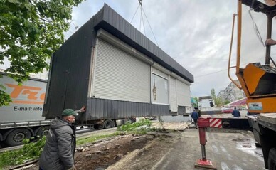 В Днепре начали принудительно демонтировать МАФы