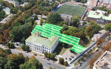 Сквер біля будинку генерал-губернатора отримав статус зеленої зони