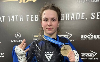 Харьковчанка Яна Шелемба в третий раз стала чемпионкой Европы по ММА