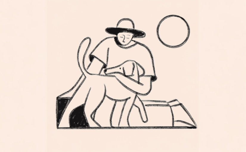 В Харькове собака самостоятельно выбралась из проруби, горожанки отвели ее к ветеринарам